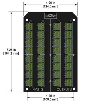 A drawing showing the dimensions of a CTC JB922-2A industrial enclosure.