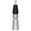 A render of a CTC A3NG grounded connector on a generic top exit industrial accelerometer.