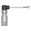 A generic, non-engraved CTC top exit vibration sensor attached to an A3V connector.