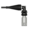A generic, non-engraved CTC TA202 industrial vibration sensor attached to a D3D connector.