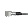 A render of a CTC J2AG grounded connector on a generic side exit industrial accelerometer.