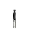 A generic, non-engraved CTC AC140 mini top exit industrial vibration sensor attached to a J2C connector.