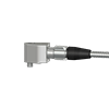A render of a CTC JQ2N grounded connector on a generic mini size side exit accelerometer.