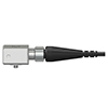 A generic, non-engraved CTC AC119 biaxial vibration sensor attached to a K3C connector.