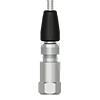 A render of a CTC Q3A grounded connector on a generic top exit industrial accelerometer.