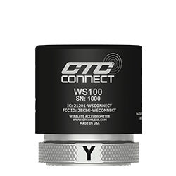 WS100 Series ConnectSens Sensor - Triaxial Process Control Vibration Sensor with Temperature Output