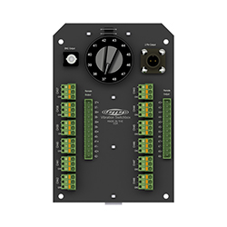 A render of a CTC JB915 switch box panel with 12 terminal blocks.