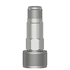 A top exit CTC vibration sensor mounted on a MH122-1A magnet mounting base for flat surfaces.