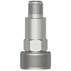A top exit CTC vibration sensor mounted on a MH123-1A magnet mounting base for flat surfaces.