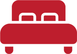 A red bed icon.