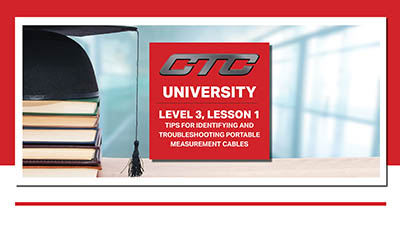 Level 3, Lesson 1 - Tips for Identifying and Troubleshooting Portable Measurement Cables