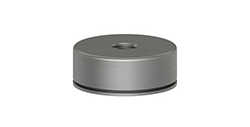 A render of CTC MH130-1A adhesive mounting disk for use with condition monitoring sensors.