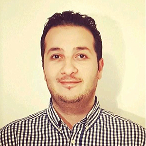 Color photo of a young business man
