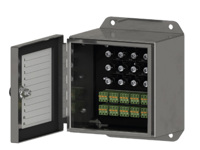 MX202 stainless steel, single-axis MAXX box, with open front panel