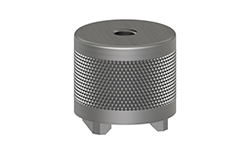 A render of a CTC MH128-1A magnetic mounting base for industrial accelerometers.