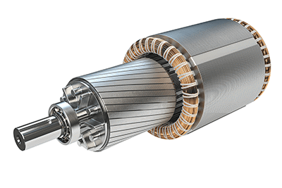 A render of an industrial rotor