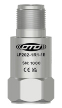 LP202 stainless steel, top exit, standard size 4-20 mA Sensor with CE and UKCA certification logos engraved on front