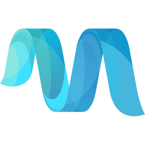 MDI Machinery Diagnostics Logo of a blue vibration wave